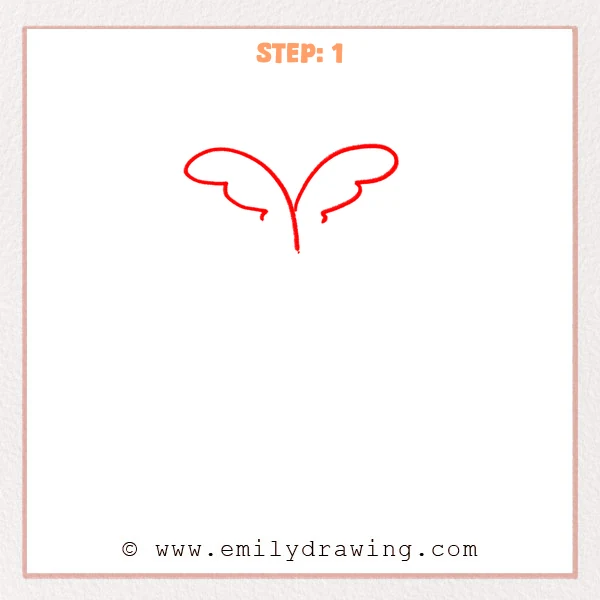 how to draw a cartoon palm tree - Step 1